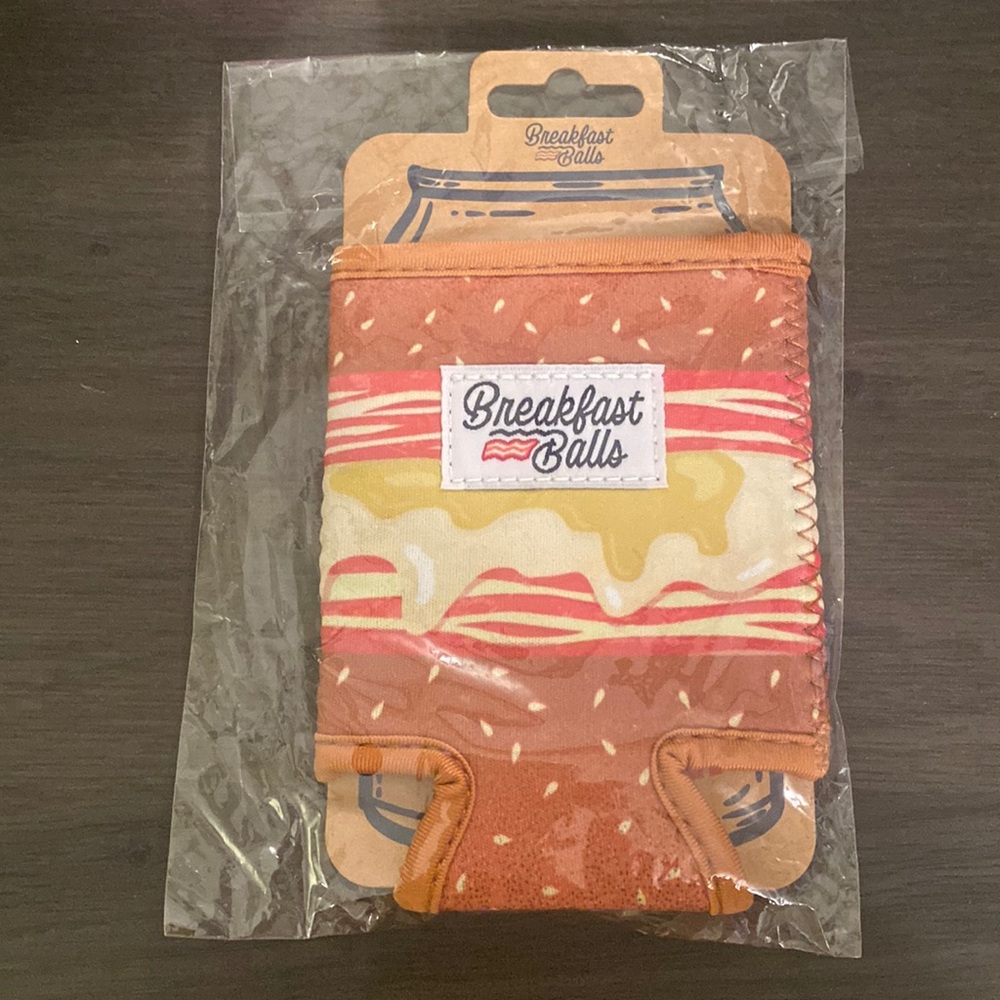 Breakfast Balls PGA coozie
